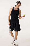 Men's Lightweight Athletic Muscle Tank - Black