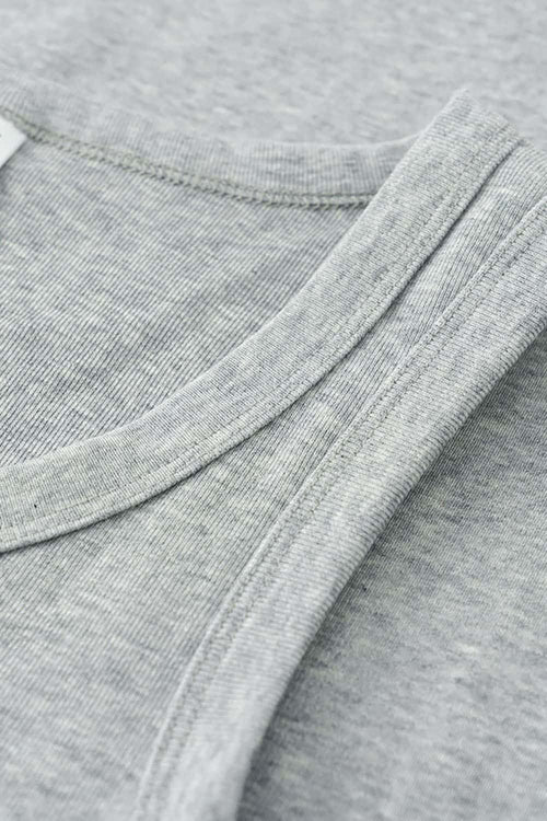 Men's Lightweight Athletic Muscle Tank - Flower Gray