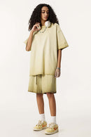 Heavyweight Washed Vintage Cotton Tee - Washed Khaki