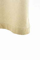 Heavyweight Washed Vintage Cotton Tee - Washed Khaki