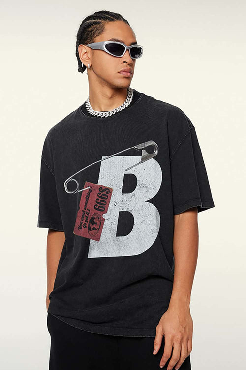 Paperclip Graphic Heavyweight Tee - Fried Snowflakes