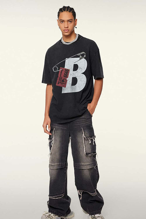 Paperclip Graphic Heavyweight Tee - Fried Snowflakes
