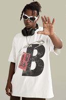 Paperclip Graphic Heavyweight Tee - White