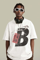 Paperclip Graphic Heavyweight Tee - White