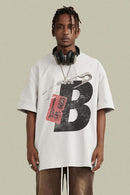 Paperclip Graphic Heavyweight Tee - White