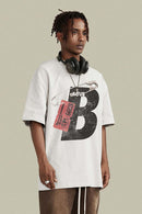 Paperclip Graphic Heavyweight Tee - White