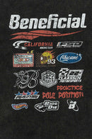 Vintage Racing Graphic Distressed Tee - Fried Snowflakes