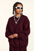 Heavyweight Fleece Loose-Fit Sweatshirt - Ancora
