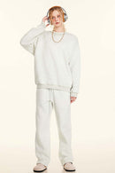 Heavyweight Fleece Loose-Fit Sweatshirt - Oat Gray