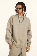 Heavyweight Fleece Loose-Fit Sweatshirt - Sandy Dune
