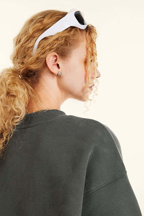 Heavyweight Fleece Loose-Fit Sweatshirt - Vitex Ash