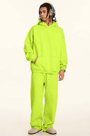 Heavyweight Fleece Lined Track Pant - Fluorescent Green