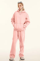 Heavyweight Fleece Lined Track Pant - Pink