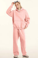 Heavyweight Fleece Lined Track Pant - Pink