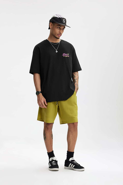 Vintage Graphic Streetwear Tee - Black