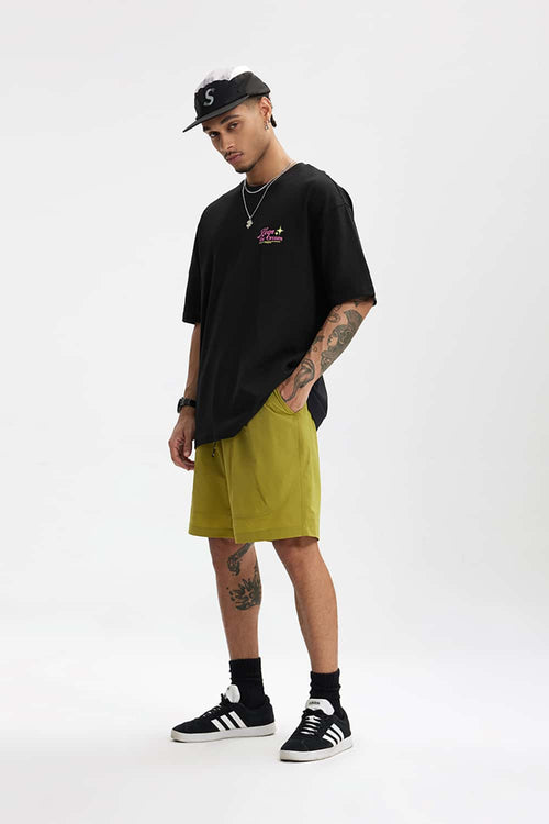 Vintage Graphic Streetwear Tee - Black