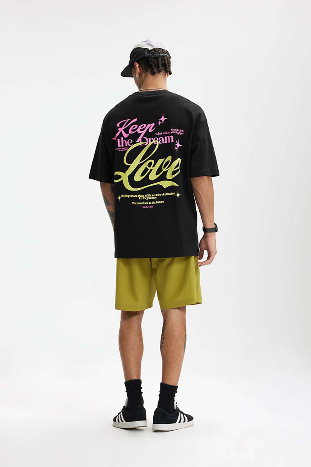 200G Printed Oversize Streetwear T-Shirt