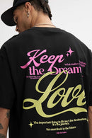 Vintage Graphic Streetwear Tee - Black