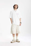 Vintage Graphic Streetwear Tee - White