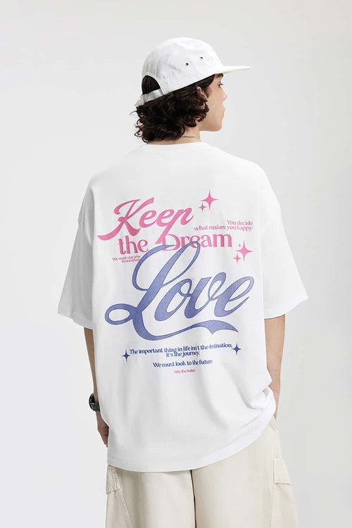 Vintage Graphic Streetwear Tee - White