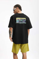 Heavyweight Cotton Graphic Tee - Black