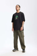 Heavyweight Graphic Essential Tee - Black