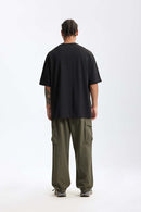 Heavyweight Graphic Essential Tee - Black