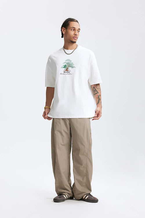 Heavyweight Graphic Essential Tee - White