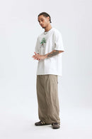 Heavyweight Graphic Essential Tee - White