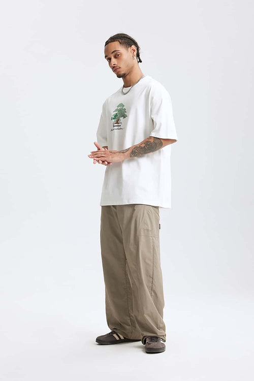Heavyweight Graphic Essential Tee - White
