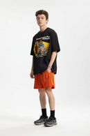 Heavyweight Loose Fit Graphic Tee - Black