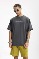 Tech-Graphic Essential Short-Sleeve Tee - Dark Gray
