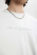 Tech-Graphic Essential Short-Sleeve Tee - Grayish White
