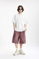 Tech-Graphic Essential Short-Sleeve Tee - Grayish White
