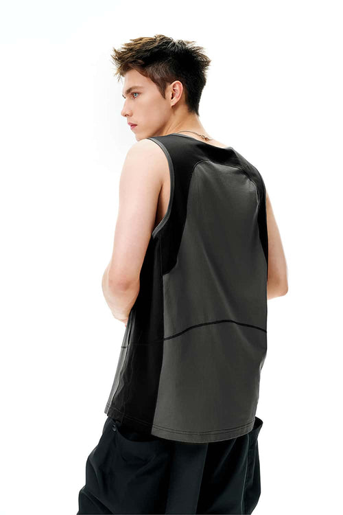 Coolmax Lightweight Active Tank - Gray