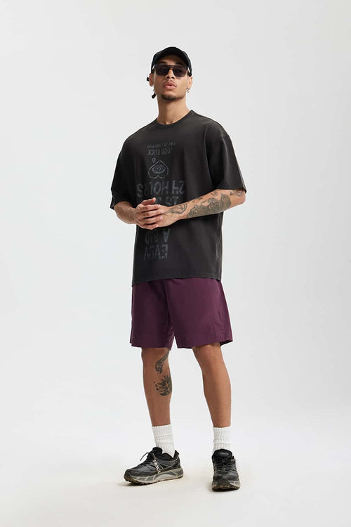 Men's Lightweight Quick-Dry Active Shorts - Vintage Purple