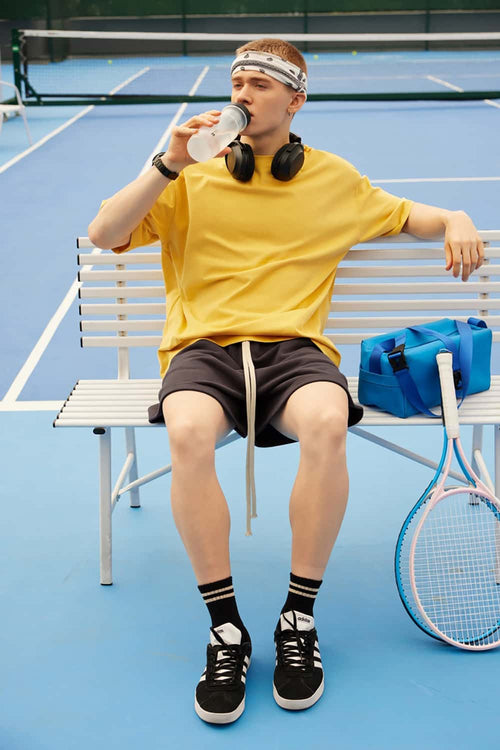 Athletic Essential Sweat Short - Coffee