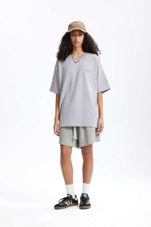 Athletic Essential Sweat Short - Flower Gray