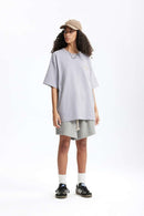 Athletic Essential Sweat Short - Flower Gray
