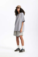 Athletic Essential Sweat Short - Flower Gray