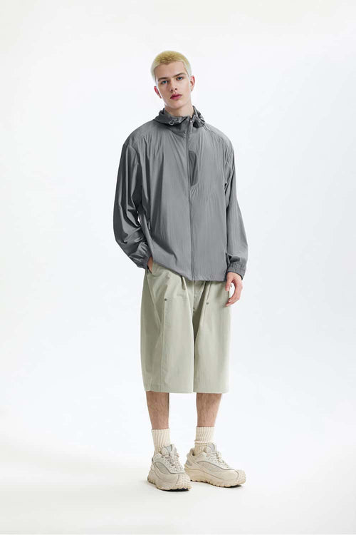Men's Cooling-Touch Outdoor Jacket - Dark Gray