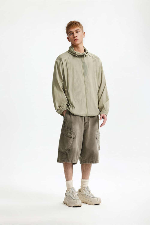 Men's Cooling-Touch Outdoor Jacket - Khaki