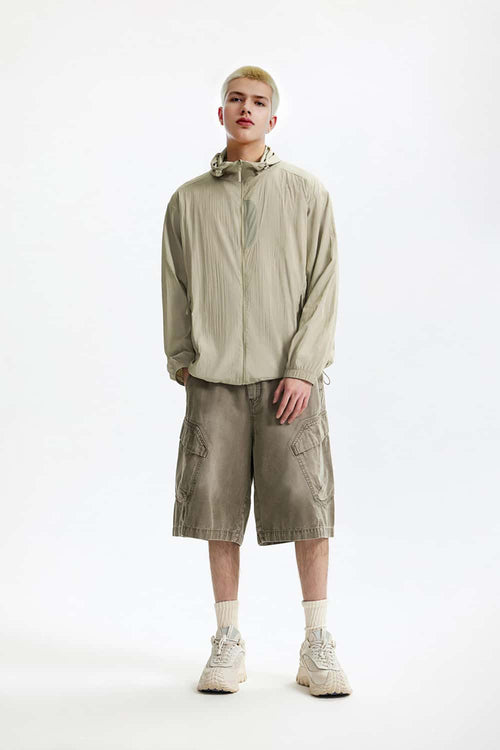 Men's Cooling-Touch Outdoor Jacket - Khaki