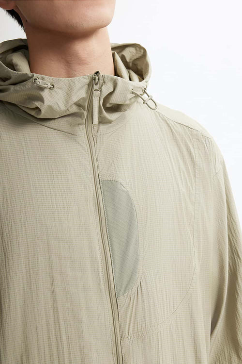 Men's Cooling-Touch Outdoor Jacket - Khaki