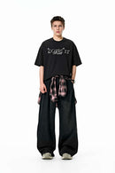 Heavyweight Graphic Short-Sleeve Tee - Black
