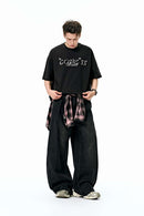 Heavyweight Graphic Short-Sleeve Tee - Black