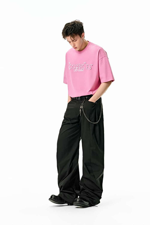 Heavyweight Graphic Short-Sleeve Tee - Pink