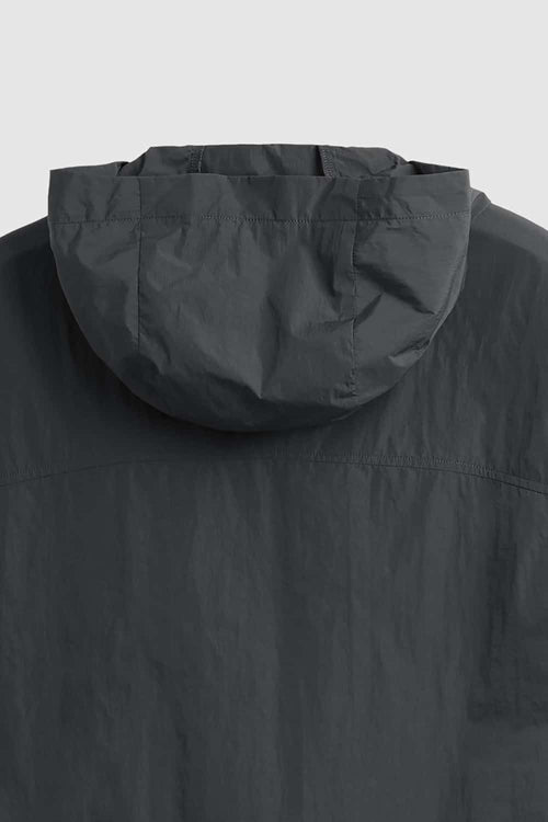 Tech Utility Hooded Zip Vest - Dark Gray