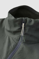 Color-Block Windproof Cycling Jacket - Medium Gray