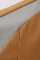 Water-Repellent Color-Block Active Over-Shirt - Brown